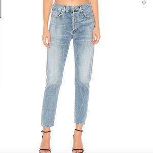 Citizens of Humanity Liya Straight Leg Button Fly Sunday Morning Size 29